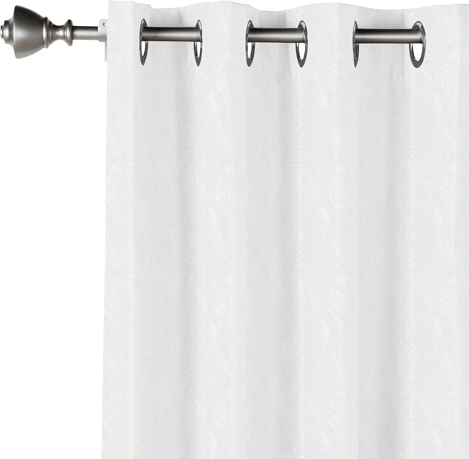 White Palm Leaf Pattern