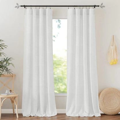 White Lakeside View Pattern