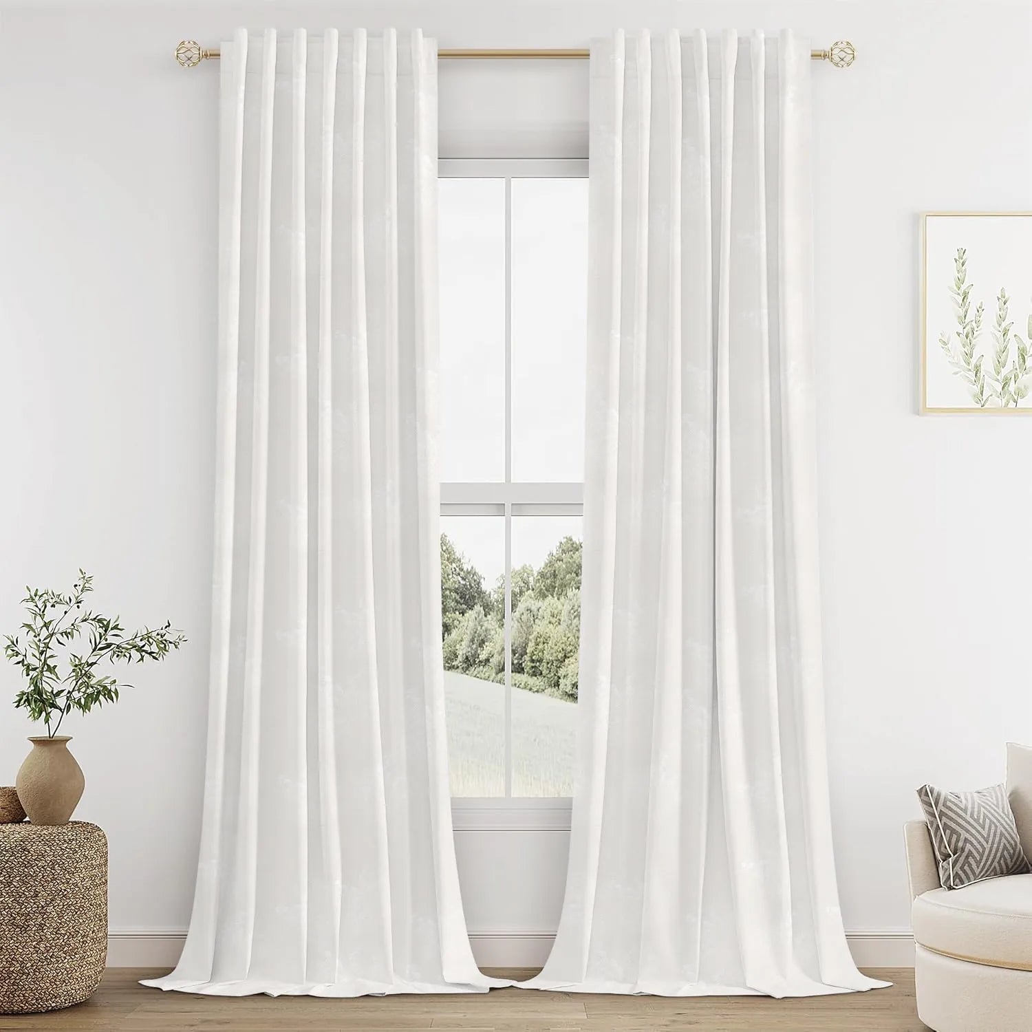White Banana Tree Pattern