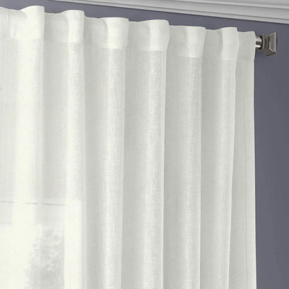 White Twill Striped