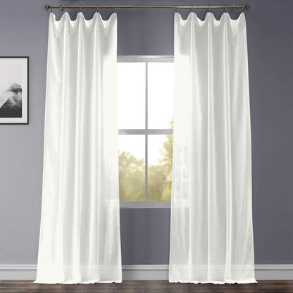 White Twill Striped