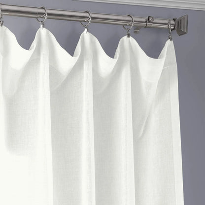 White Twill Striped