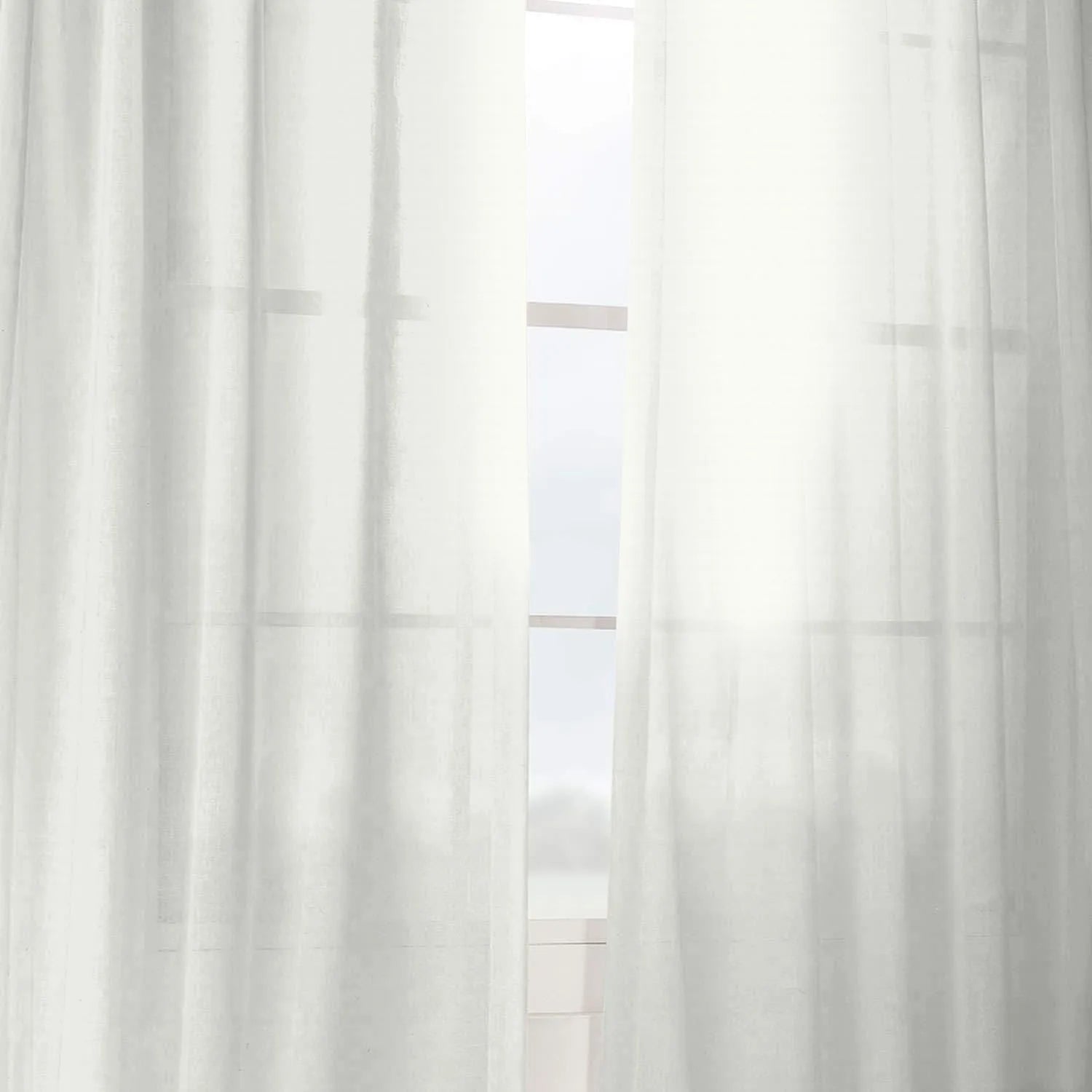 White Twill Striped