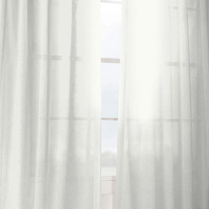 White Twill Striped