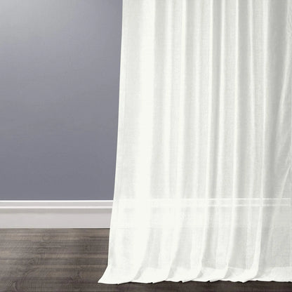 White Twill Striped