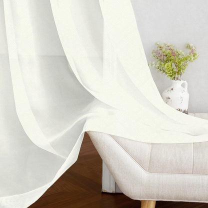 White Twill Striped