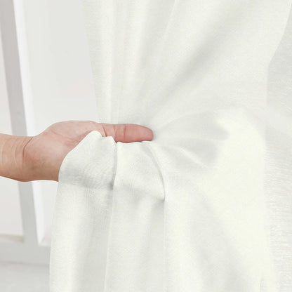 White Twill Striped