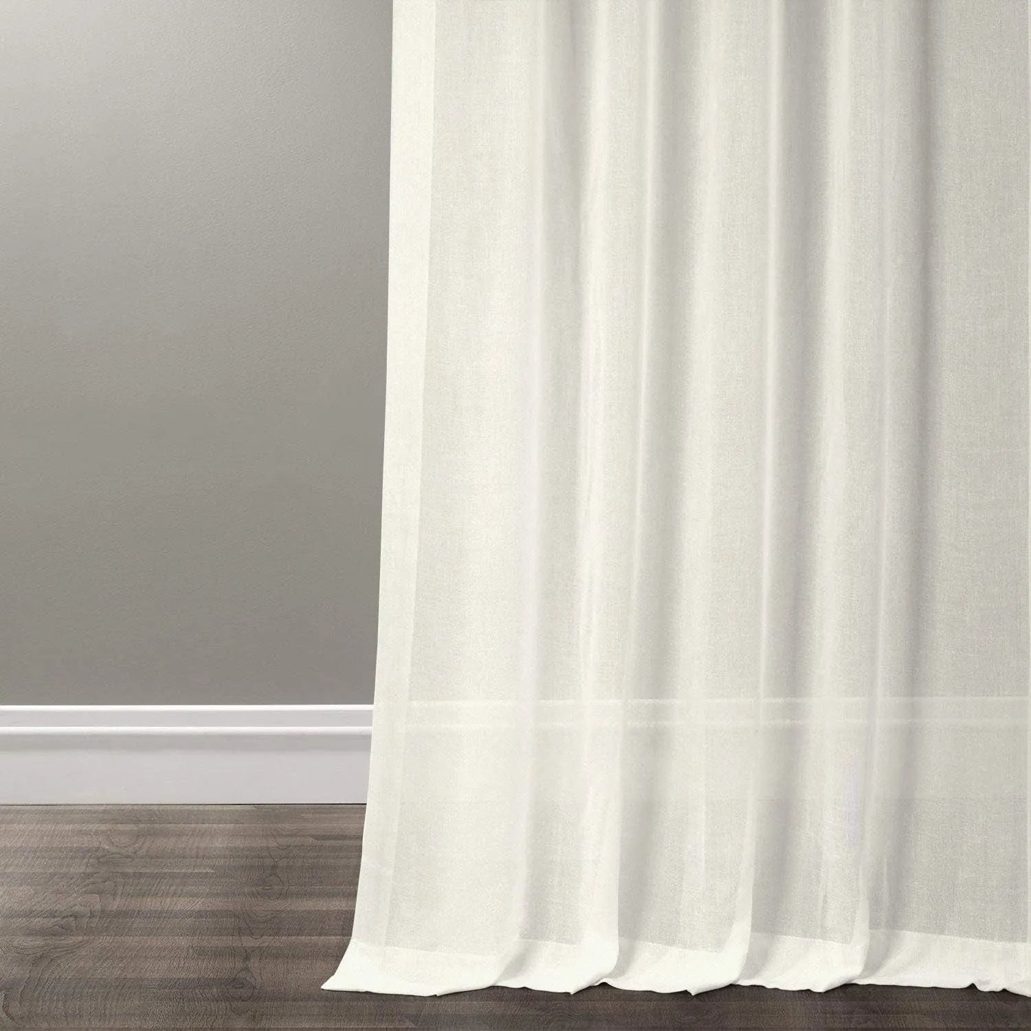 White Twill Striped
