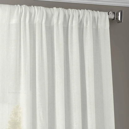 White Twill Striped
