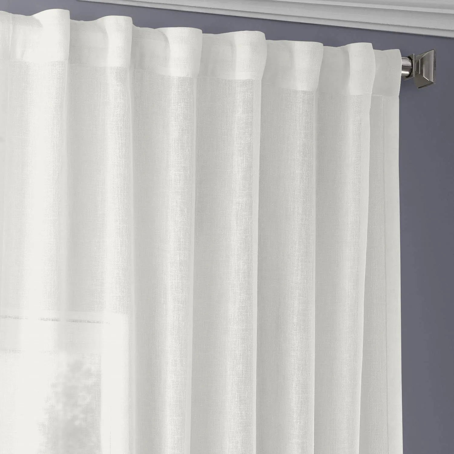 White Vertical Striped