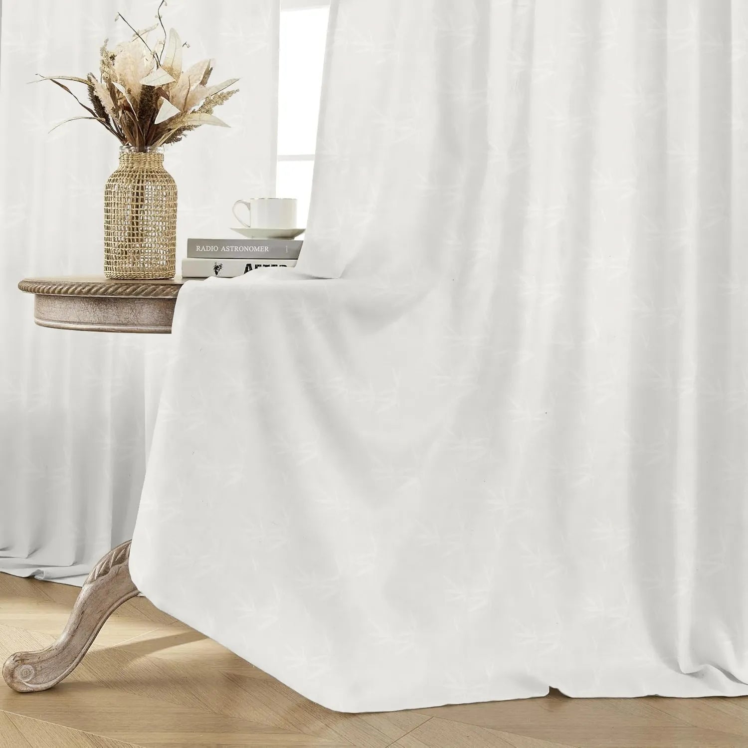 White Bamboo Pattern