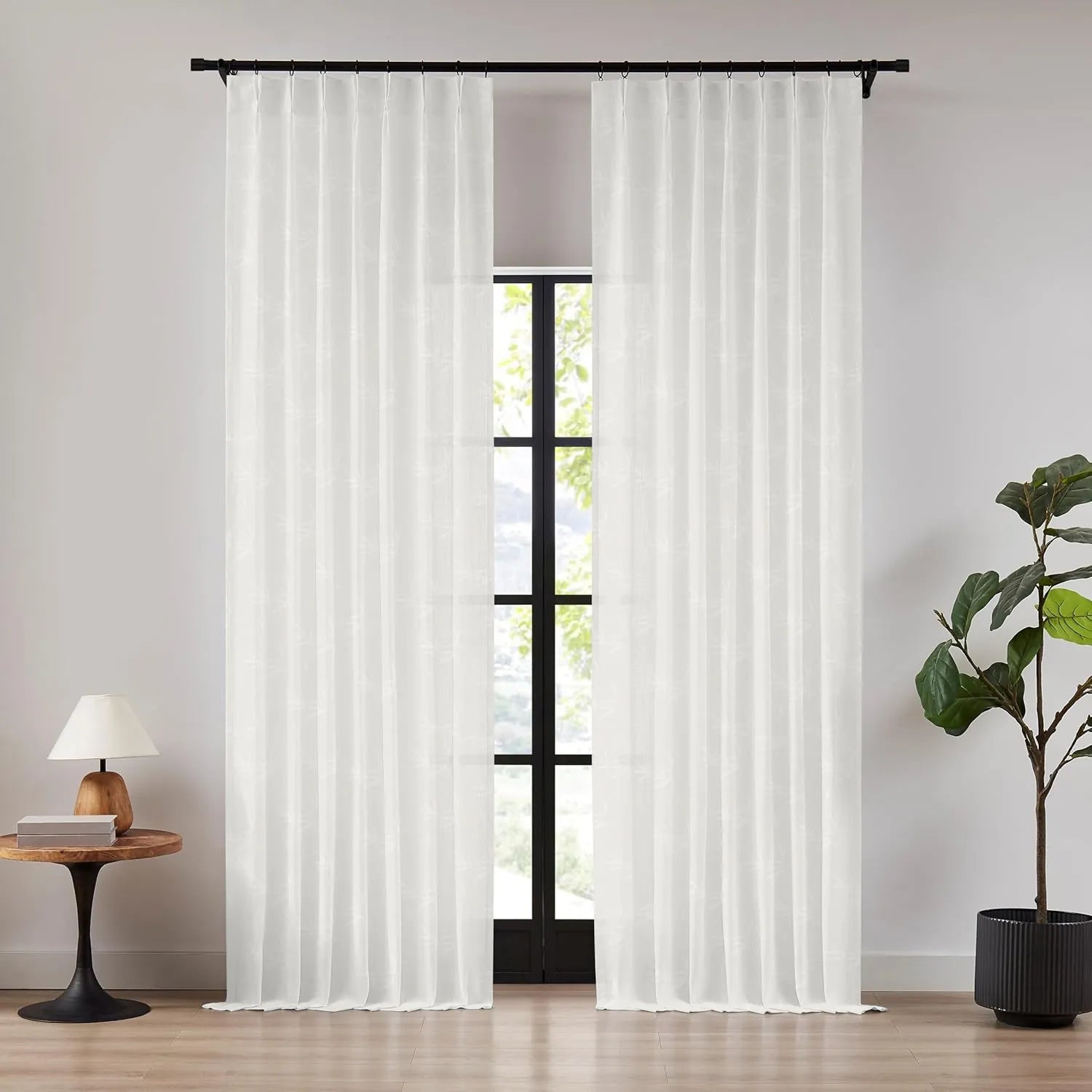 White Bamboo Pattern
