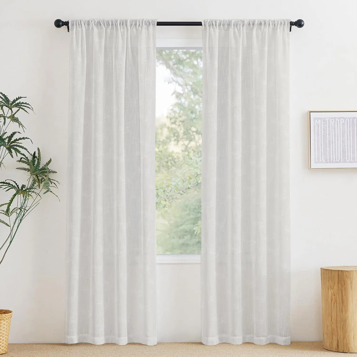 White Bamboo Pattern