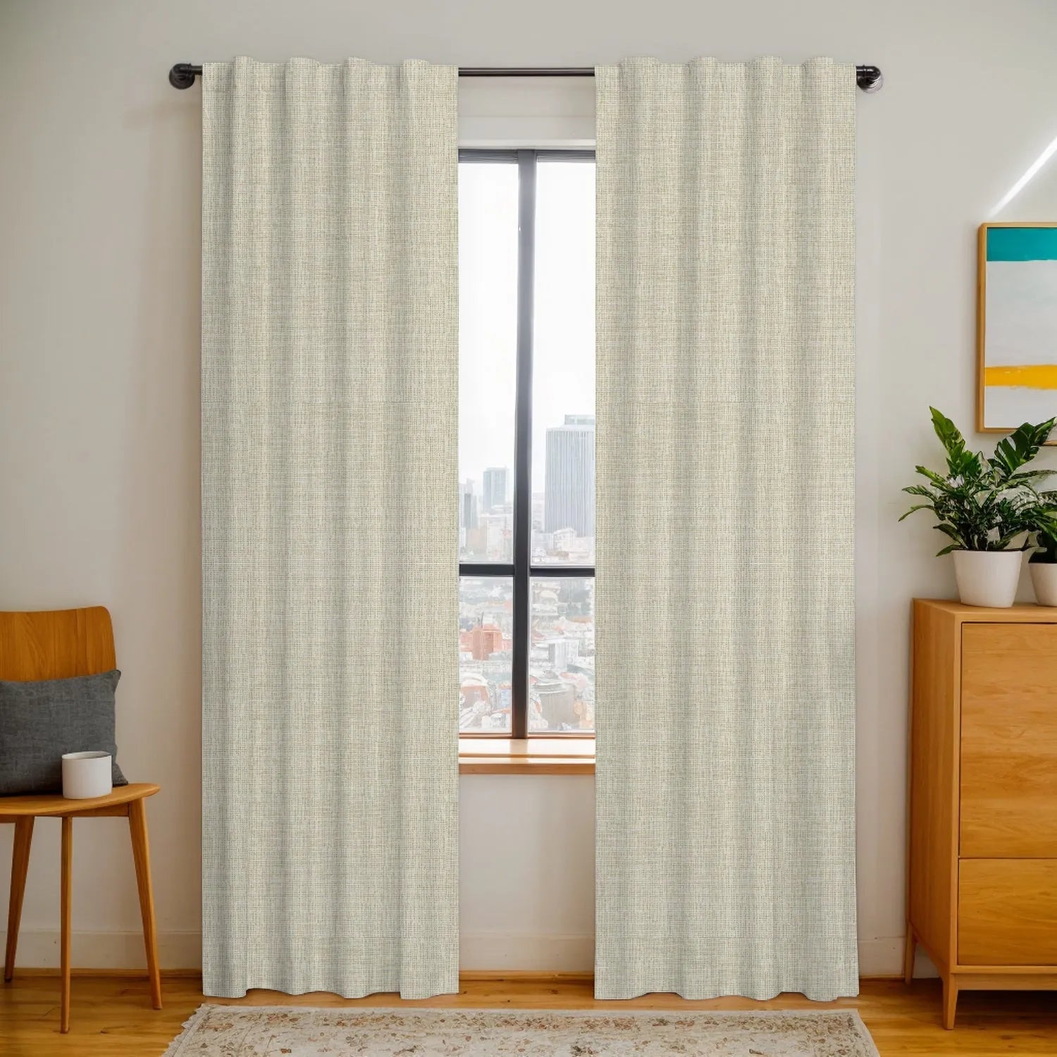 Ivory on Gray