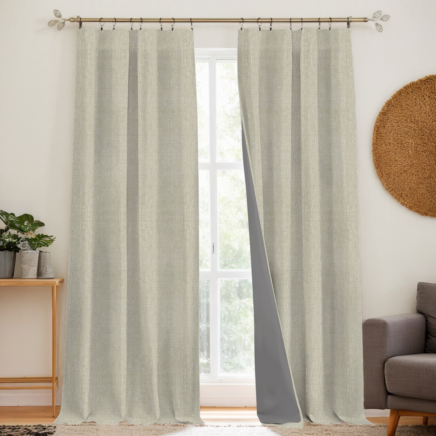 Ivory on Gray
