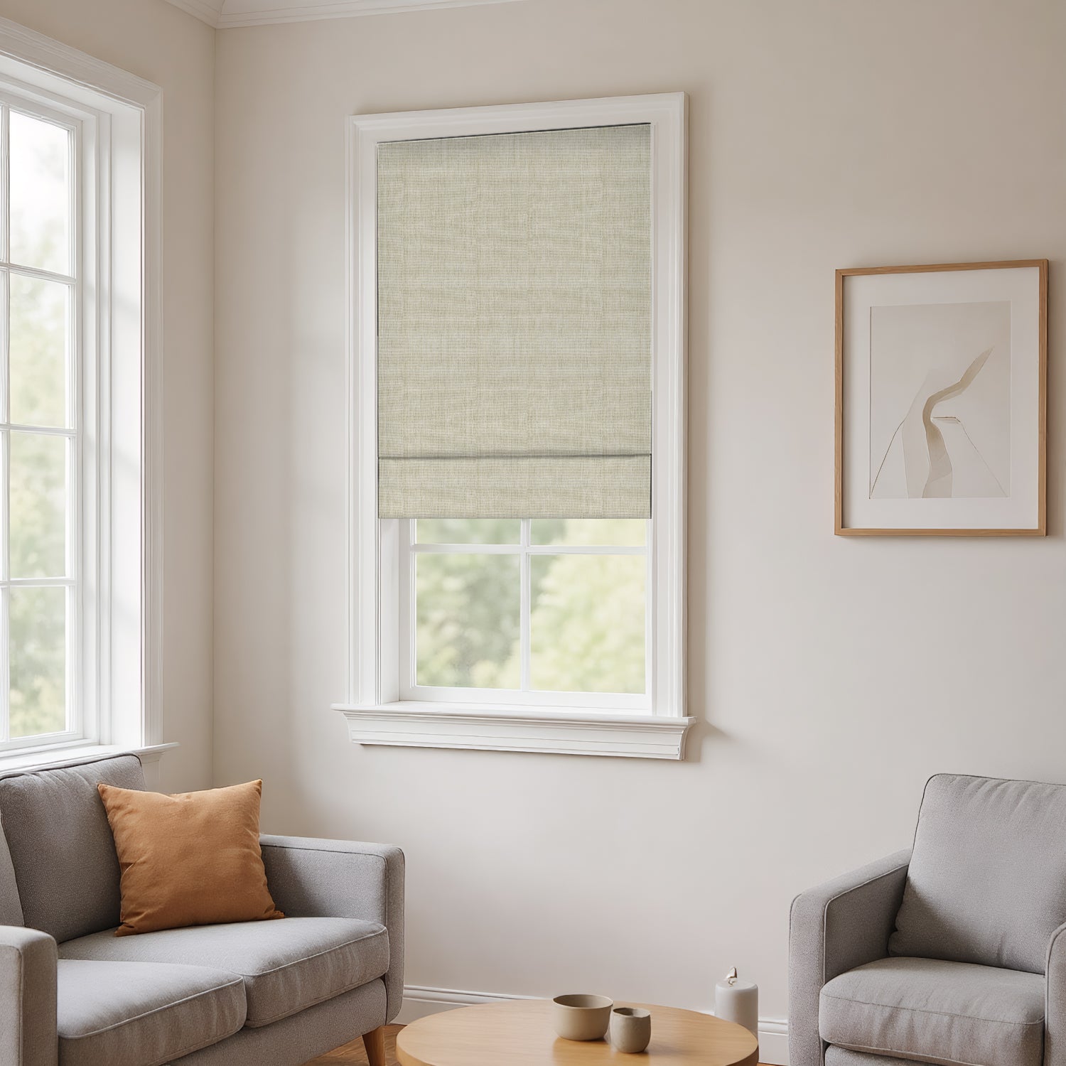 Ivory on Gray