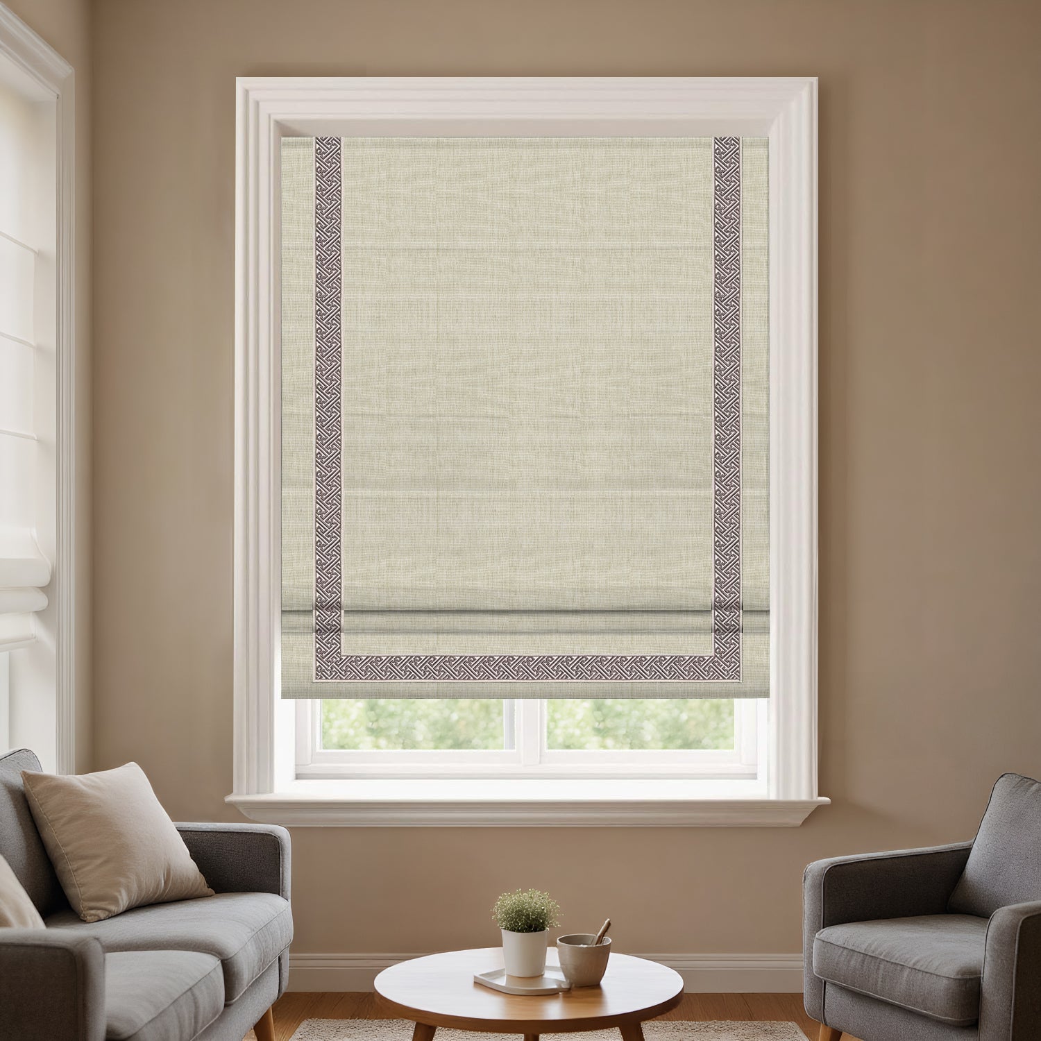 Ivory on Gray
