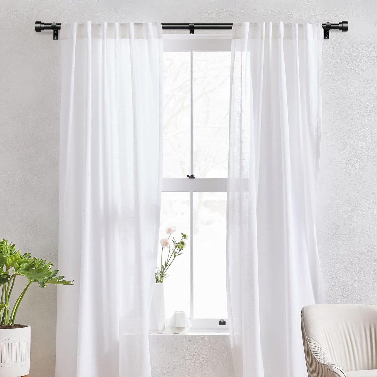 Black Curtain Rod