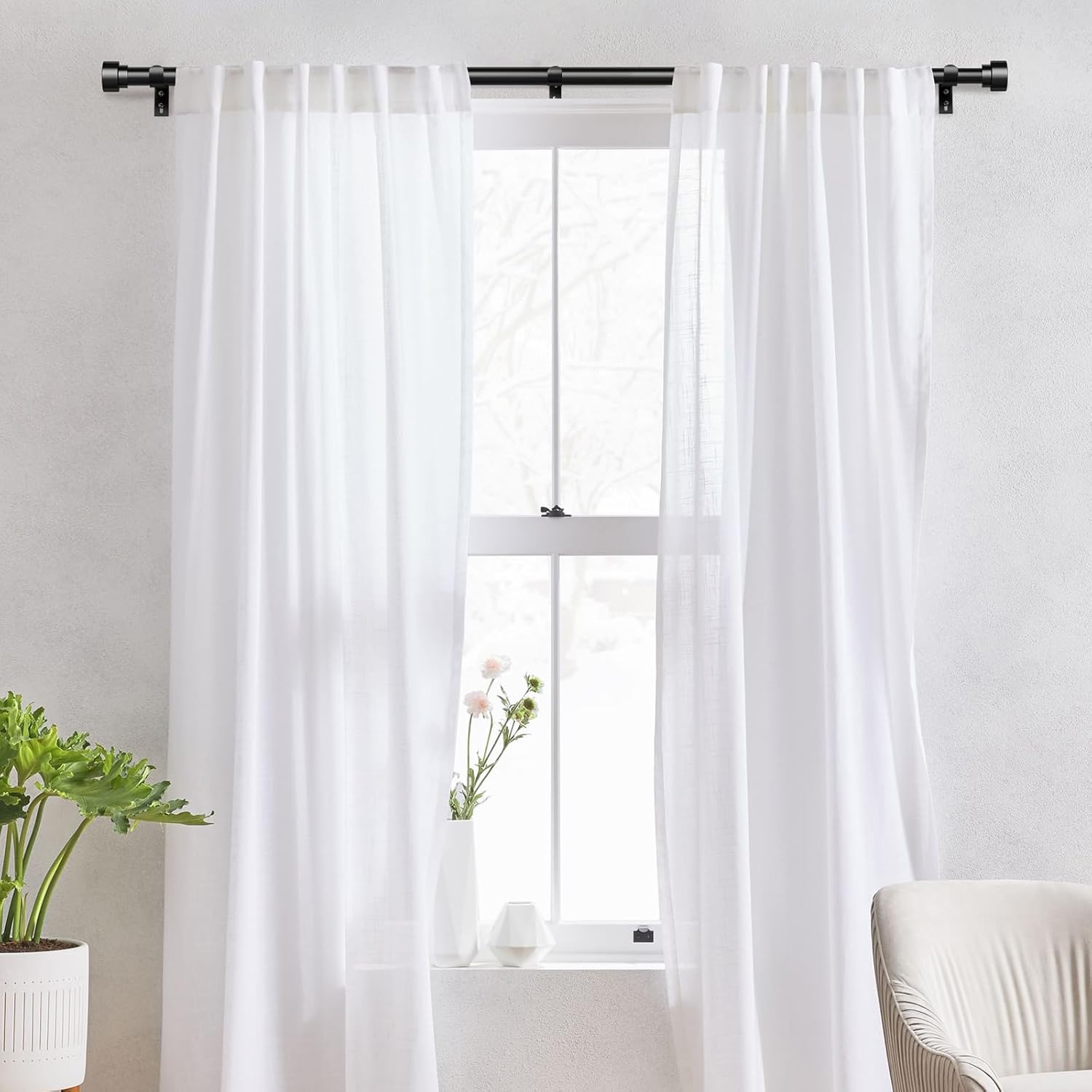 Black Curtain Rod